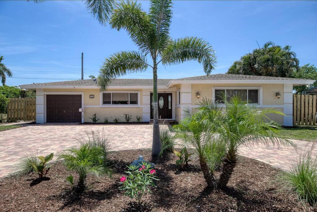 Paradise 4 Min To The Beach With Private Heated Pool Deerfield Beach Exterior photo