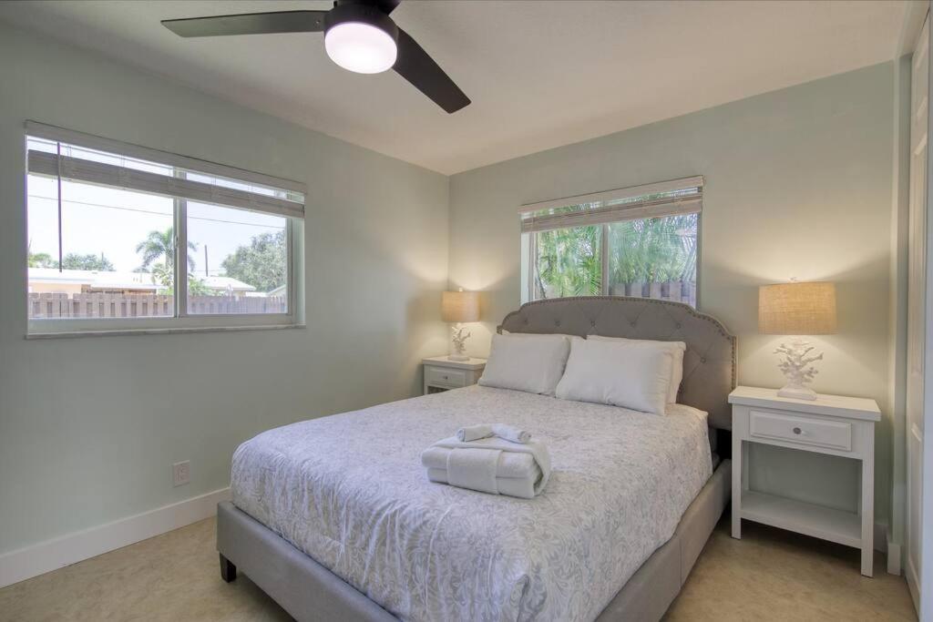 Paradise 4 Min To The Beach With Private Heated Pool Deerfield Beach Exterior photo