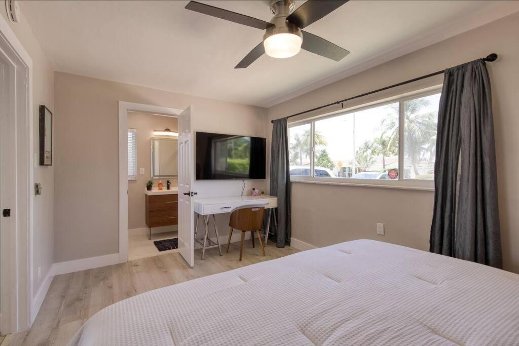 Paradise 4 Min To The Beach With Private Heated Pool Deerfield Beach Exterior photo